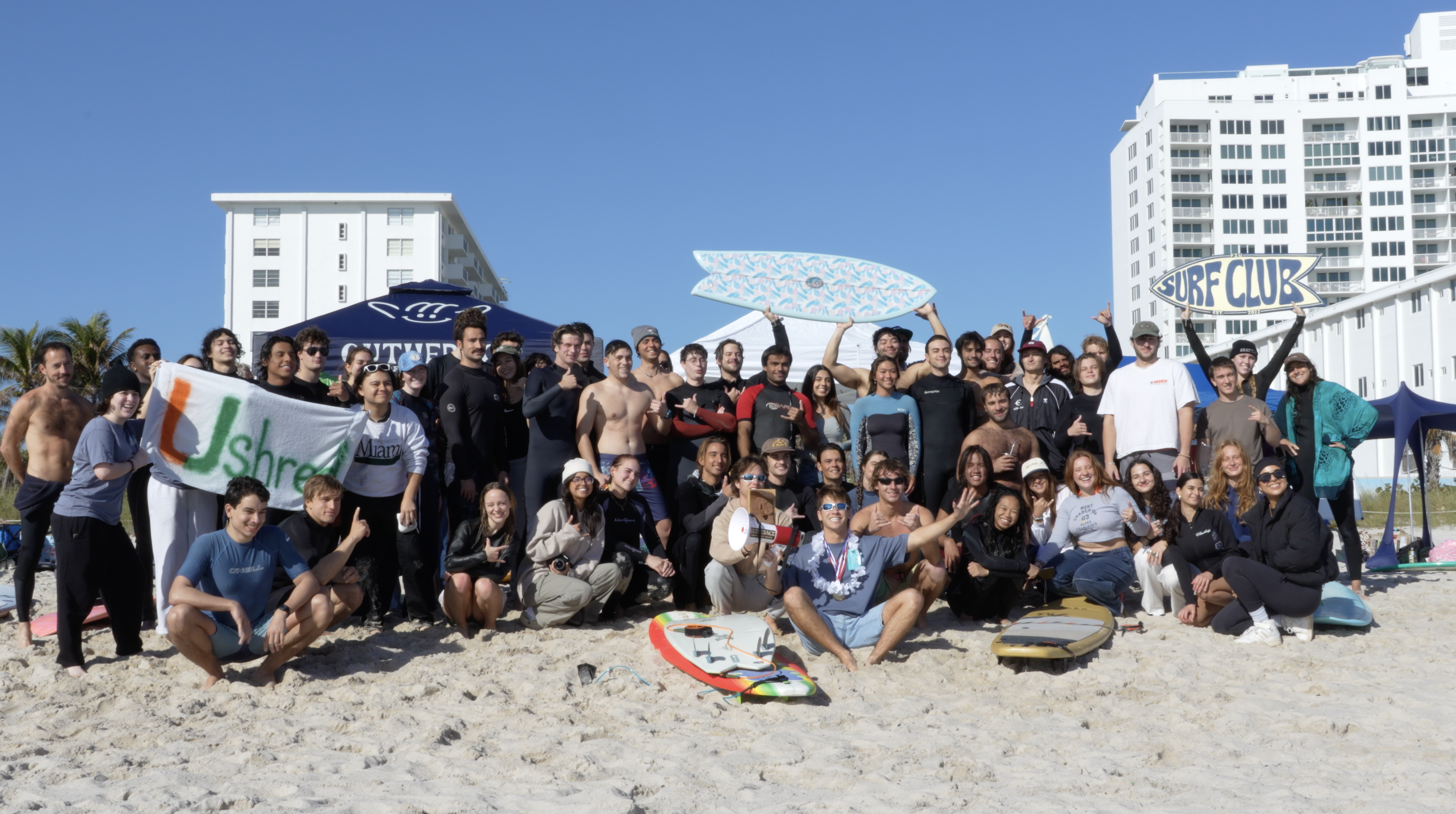 Surfers enjoying the waves at a Florida Keys surfing event – High-quality event videography